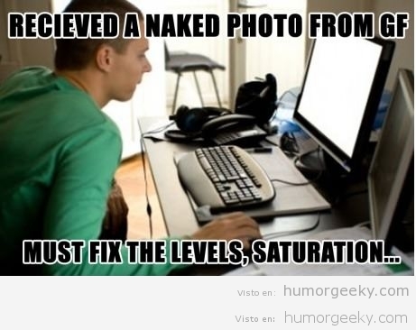 Cuando tu novia te envía una foto desnuda…