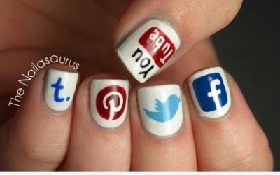 Uñas a lo redes sociales