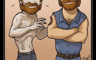 Qué pasa cuando un zombi muerte a Chuck Norris