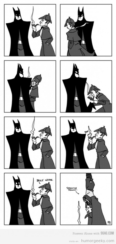 Sherlock Holmes descubre a Batman