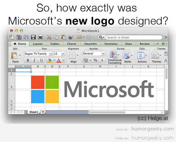 Cómo se diseñó el nuevo logo de Microsoft
