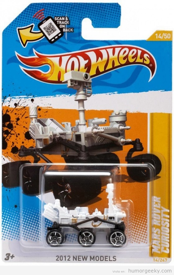 Robot Curiosity de Hot Wheels