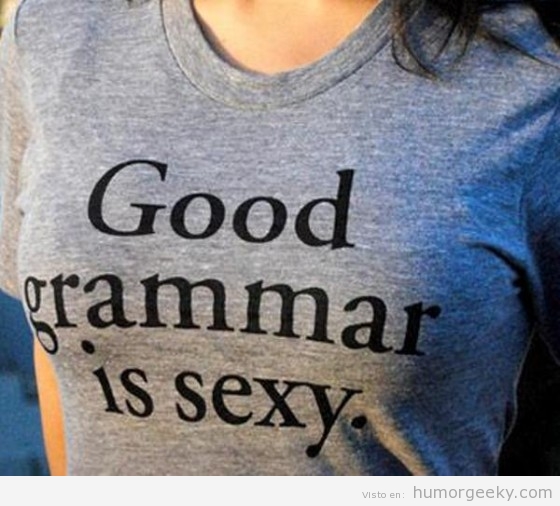 La gramática es sexy