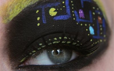 Maquillaje de ojos Pac-Man