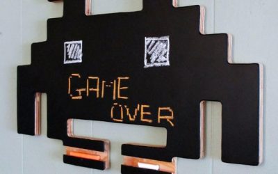 Pizarra Space Invaders