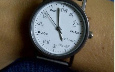 Reloj de pulsera geek