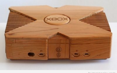 Xbox 360 de madera