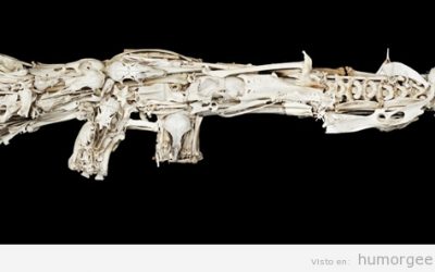 Armas construidas con huesos de animales