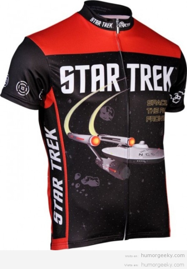 Camiseta de ciclismo Star Trek