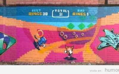 Graffiti de Sonic