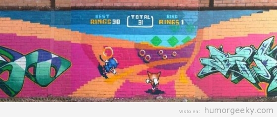 Grafitti de Sonic