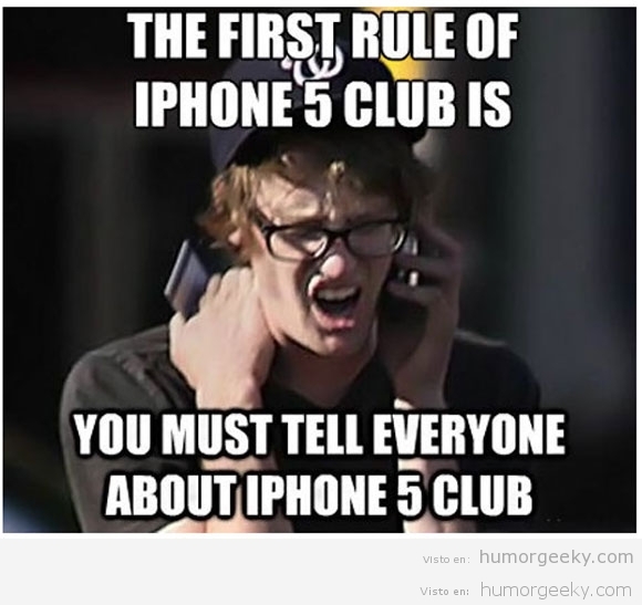 El club del Iphone 5