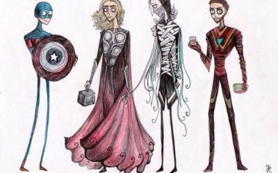 Los Vengadores, por Tim Burton