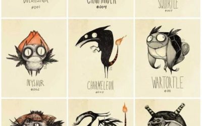 Si Tim Burton hubiera dibujado los Pokemon