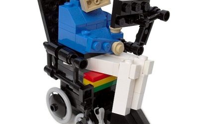 Stephen Hawking con piezas Lego
