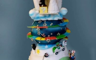 Tarta de boda Super Mario bros