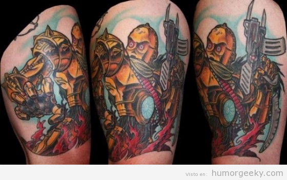 Tatuaje C3PO el destructor