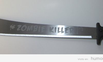 Machete para matar zombis
