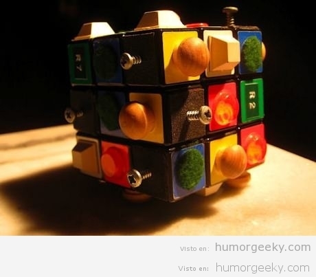 Cubo de Rubik para invidentes