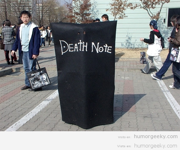 Disfraz de Death Note