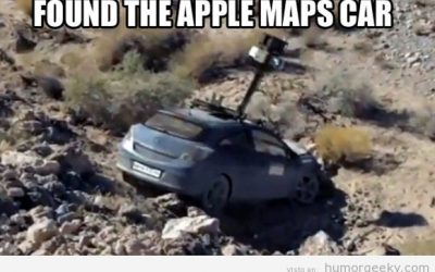 El coche de Apple Maps