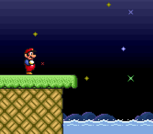 Bonita escena de Mario