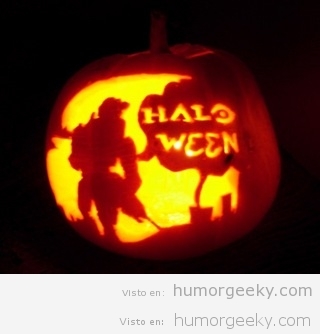 Calabaza de Halo-ween