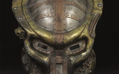 Máscara de Predator steampunk
