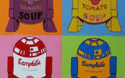 R2-D2 por Andy Warhol