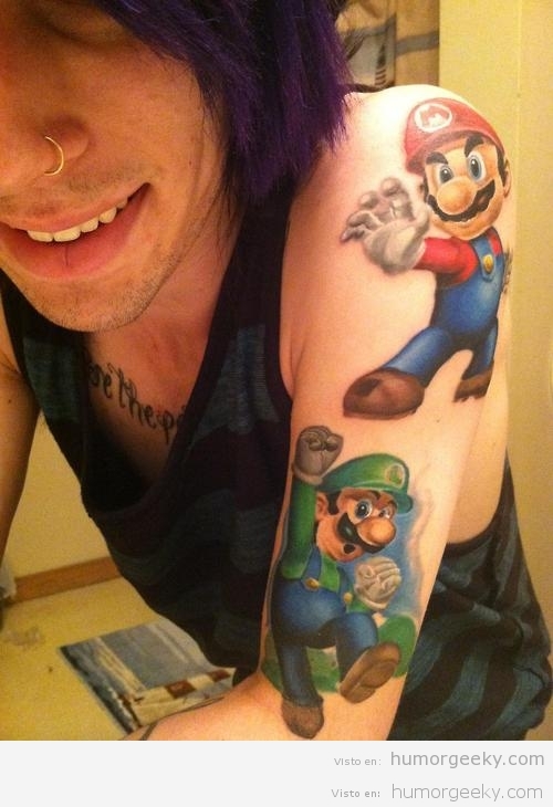 Tatuaje Mario
