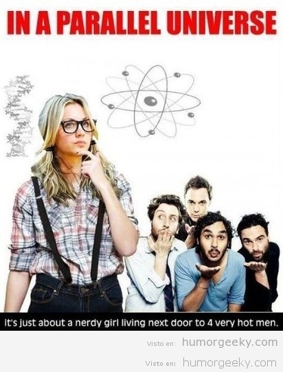 The Big Bang Theory en un universo paralelo