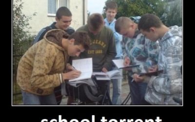El protocolo Bittorrent en el colegio