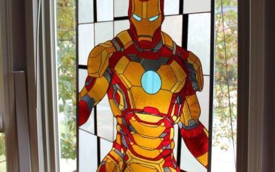 Vidriera Ironman