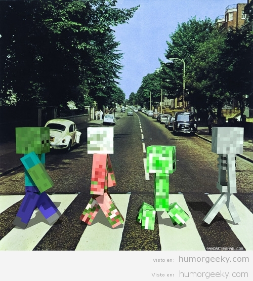 Abbey Minecraft road