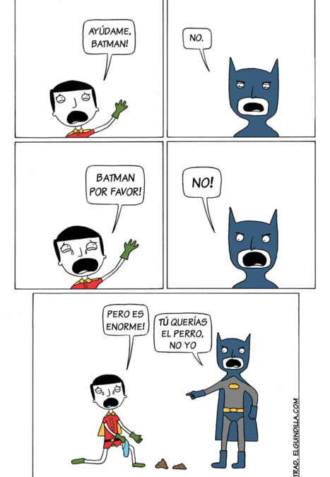 Los problemas de convivencia de Batman y Robin