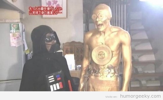 Difraces cutres de Darth Vader y C3PO