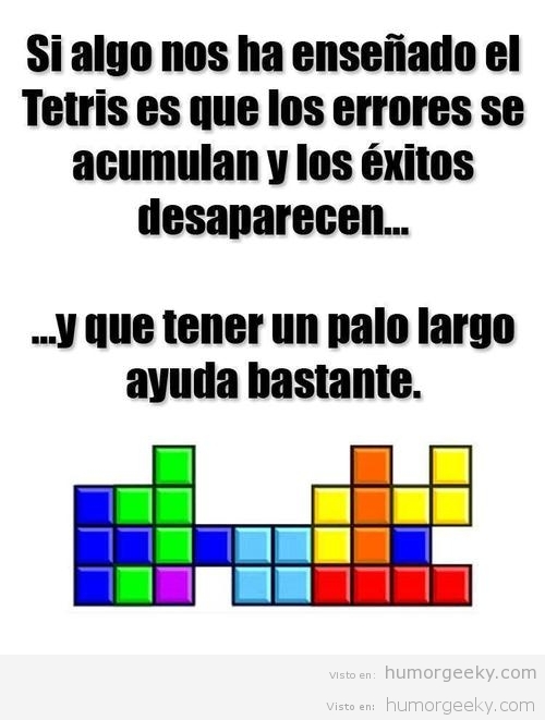Las enseñanzas de Tetris