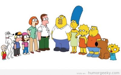 Si los Simpson fueran los personajes de Padre de familia…
