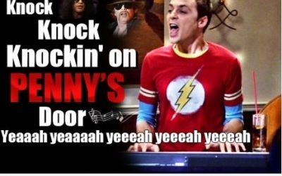 Sheldon Cooper cantando