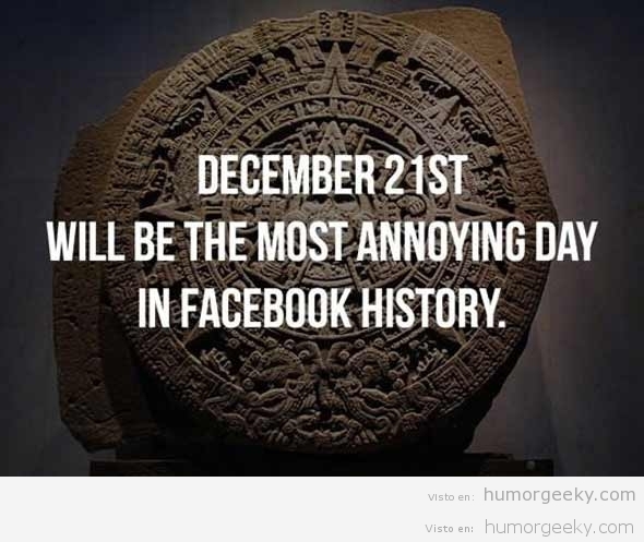 El pero día para usar Facebook sera…
