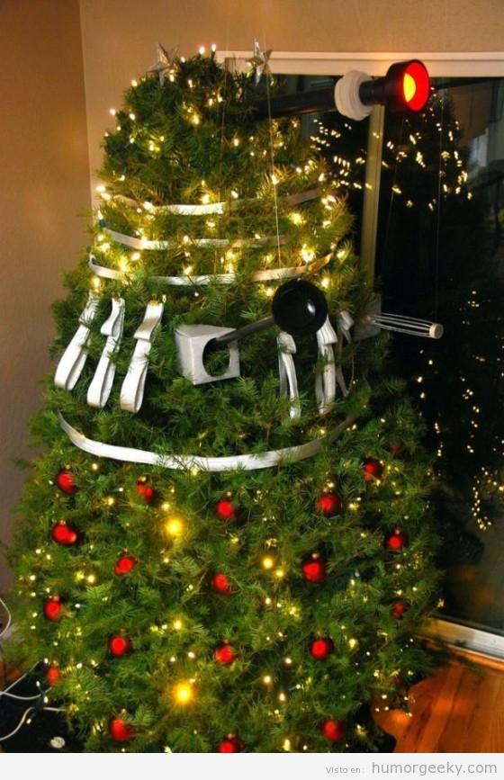 Árbol de Navidad con forma de Dalek