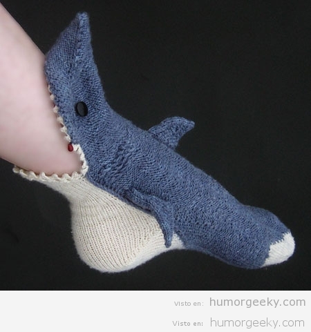 Calcetines tiburón