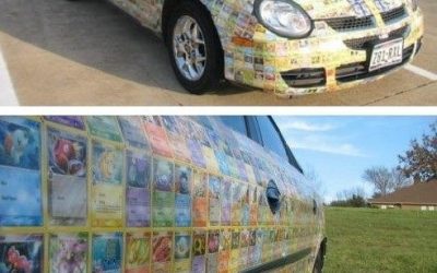 Coche de un fan de Pokemon