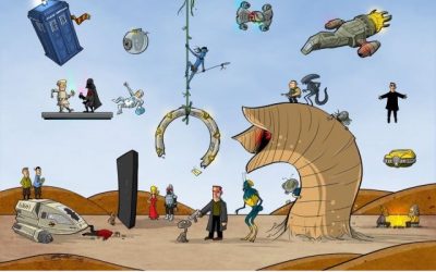 Cuando un friki se pone a dibujar sin rumbo…