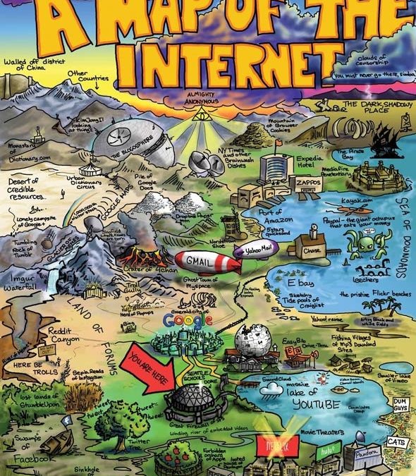 El mapa de Internet