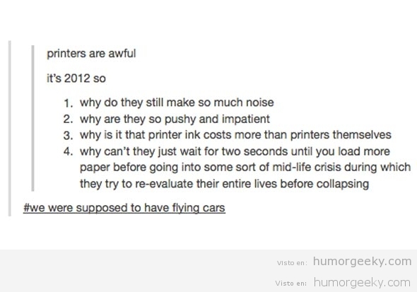 Seguimos con las impresoras