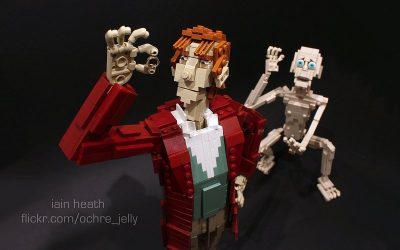 Bilbo Bolson y Gollum en Lego