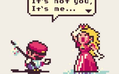Mario rompe con Peach