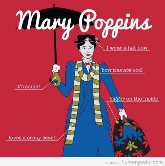 Mary Poppins es una señora del tiempo