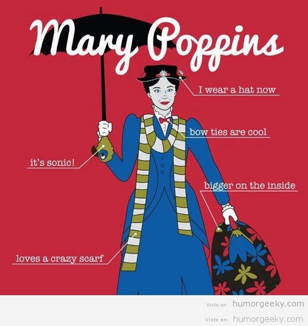 Mary Poppins es una señora del tiempo